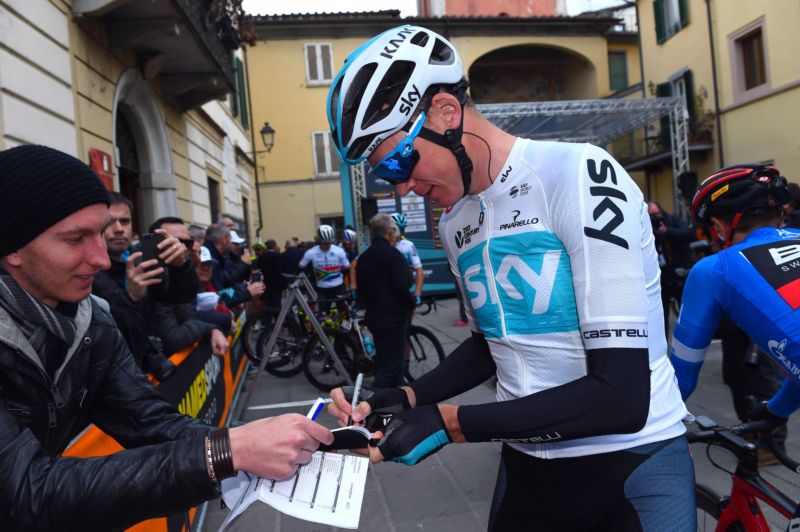 Cyklista Chris Froome.