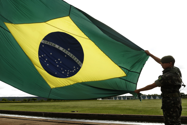 Brazilská vlajka.