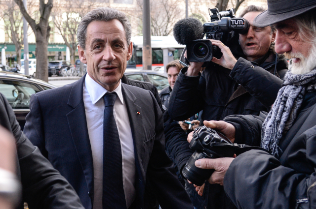 Exprezident Sarkozy.