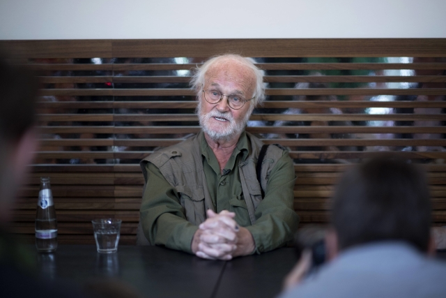 Český fotograf Josef Koudelka. 