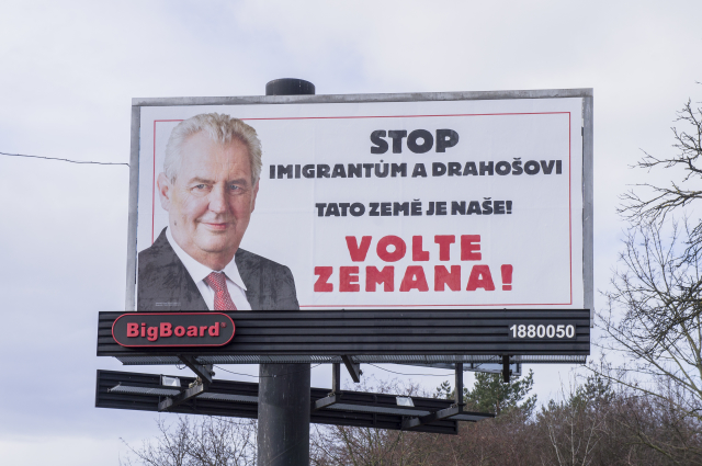 Jeden z bodů stížnosti na prezidentskou kampaň.