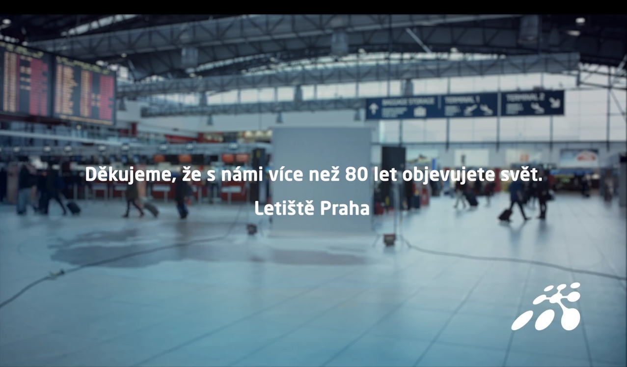 Letiště Praha završí oslavy 80 let své existence videem se známými osobnostmi