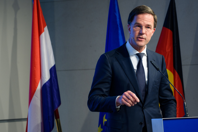 Předseda vlády Mark Rutte.