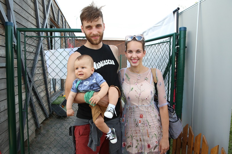 Míša Tomešová s rodinou.