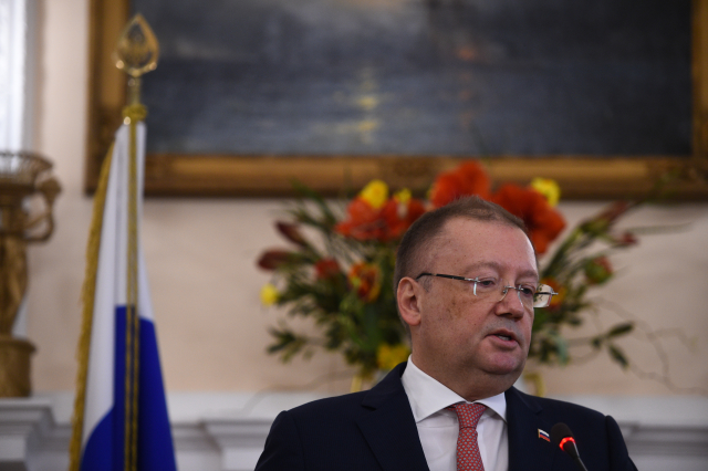 Ruský velvyslanec v Británii Aleksandr Jakovenko.