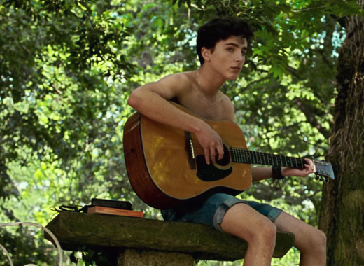 Elio (Timothée Chalamet) je vcelku normální sedmnáctiletý kluk, co mezi svými vrstevníky nijak nevyčnívá.