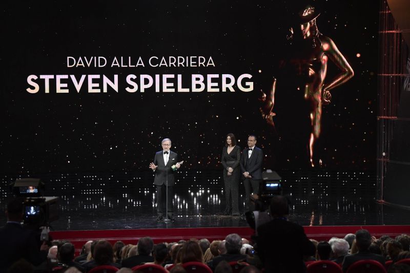Steven Spielberg si převzal ocenění za celoživotní dílo.