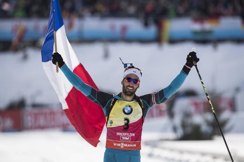 Francouzský biatlonista Martin Fourcade vyhrál poslední sprint sezony a získal malý glóbus.