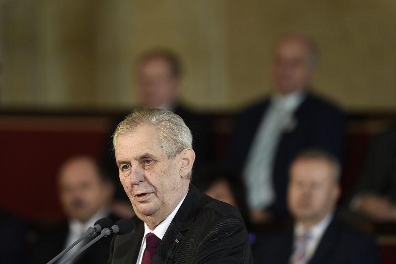 Prezident Miloš Zeman.