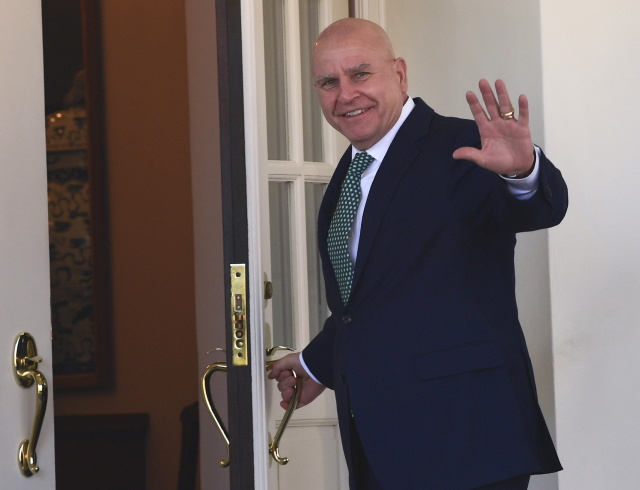 Generál H. R. McMaster se loučí.