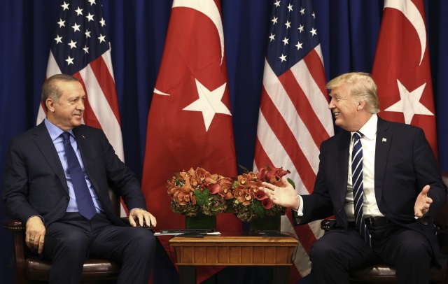 Donald Trump s Recepem Tayyipem Erdoğanem.