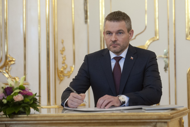 Slovenský premiér Peter Pellegrini.
