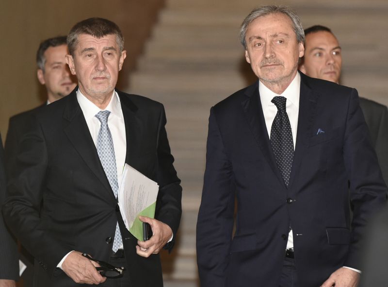 Andrej Babiš (vlevo) a Martin Stropnický.