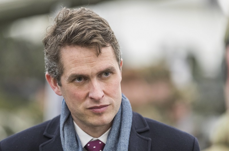 Britský ministr obrany Gavin Williamson.
