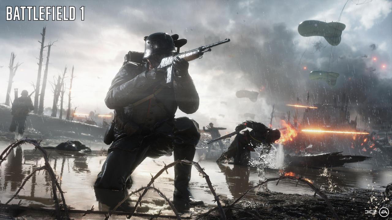 Do on-line bitev v Battlefield 1 by se mohli časem zapojit vojáci ovládaní počítačem