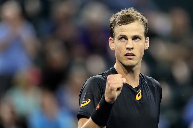 Utkání třetího. kola Miami Open mezi Vaclavem Pospisilem a Marinem Čiličem přineslo fantastickou výměnu.