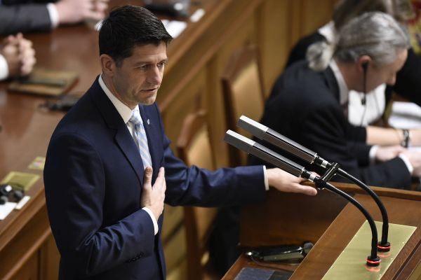 Předseda americké Sněmovny reprezentantů Paul Ryan.