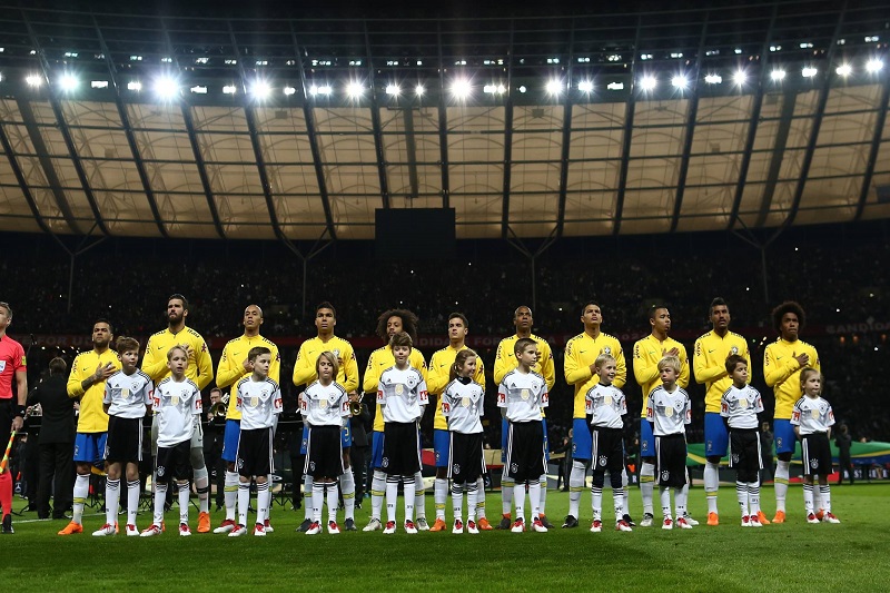 Fotbalisté Brazílie zdolali v rámci přátelského utkání Německo.