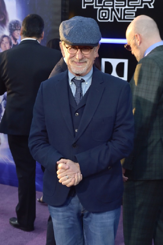 Steven Spielberg na premiéře filmu Ready player one.