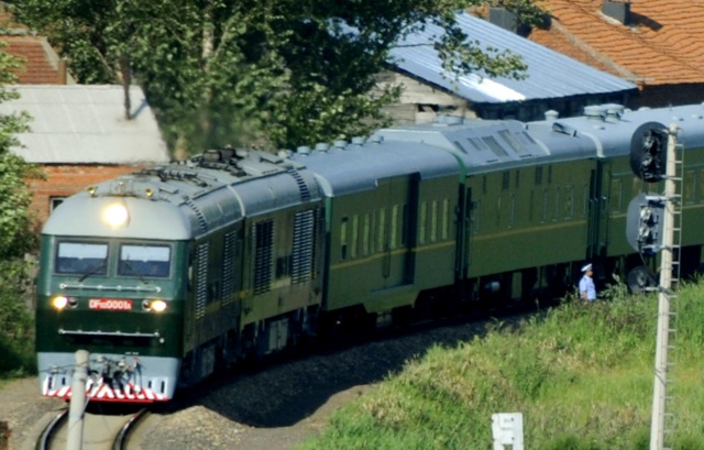 Speciální "Kimův vlak". 