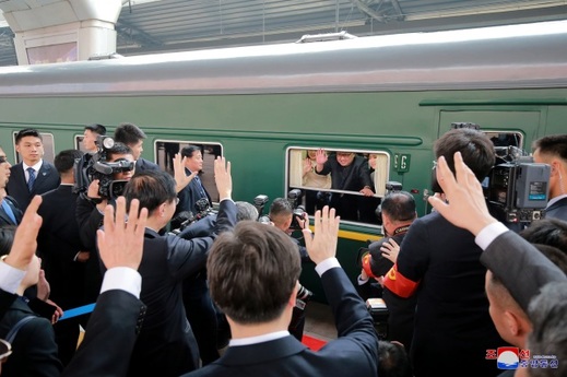 Kim Čong-un při jiné příležitosti.