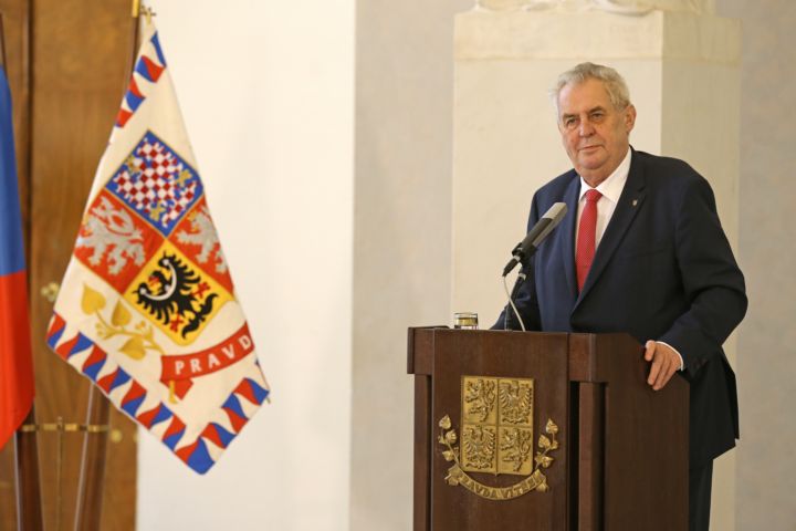 Prezident Miloš Zeman.