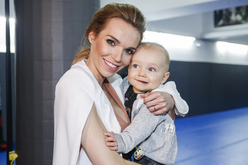 Hana Mašlíková vyvedla syna poprvé do společnosti.