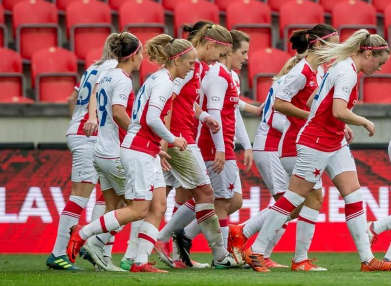 Fotbalistky Slavie v zápase Ligy mistryň remizovaly s Wolfsburgem.