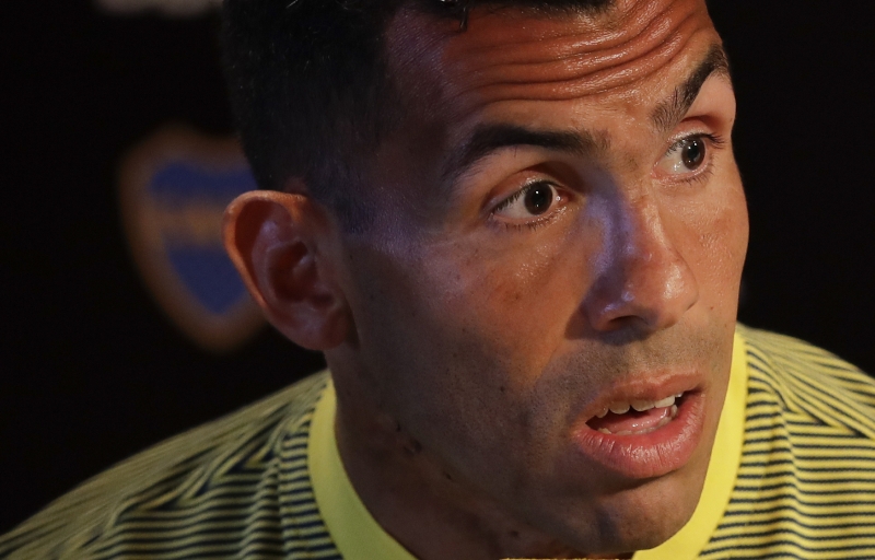 Fotbalový útočník Carlos Tévez.