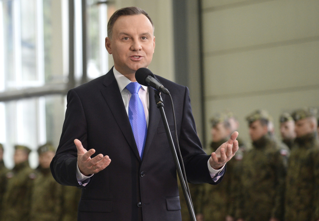 Polský prezident Andrzej Duda.