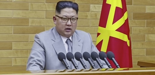 Vůdce KLDR Kim Čong-un.