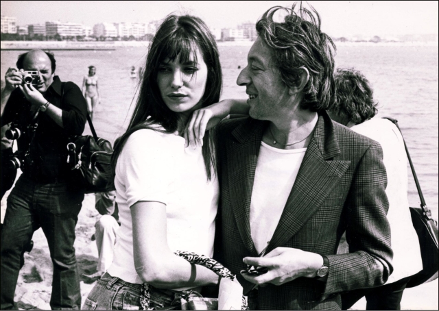 Serge Gainsbourg s manželkou Jane Birkinovou.
