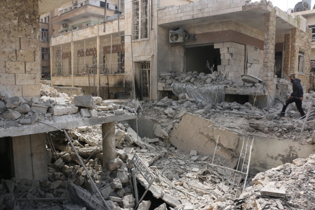 Pohled na provincii Idlib.