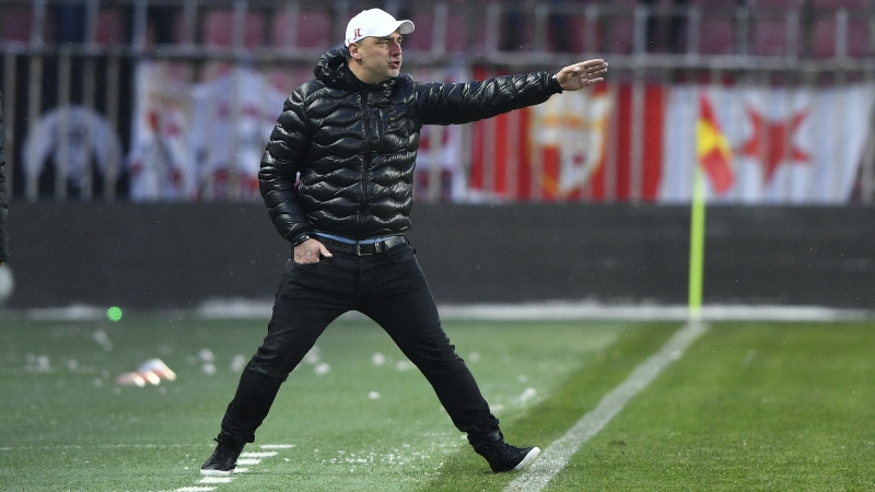 Trenér fotbalové Slavie Jindřich Trpišovský.