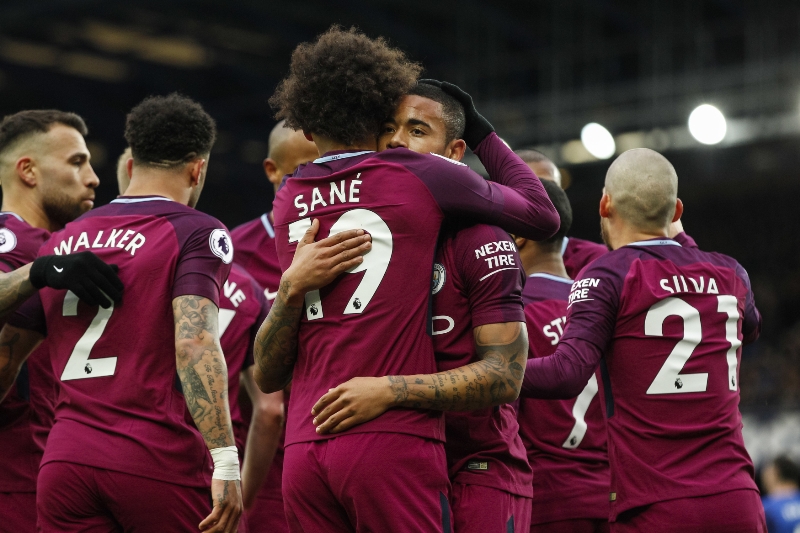Fotbalisté Manchesteru City. 