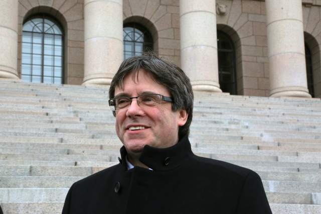Katalánský expremiér Carles Puigdemont.