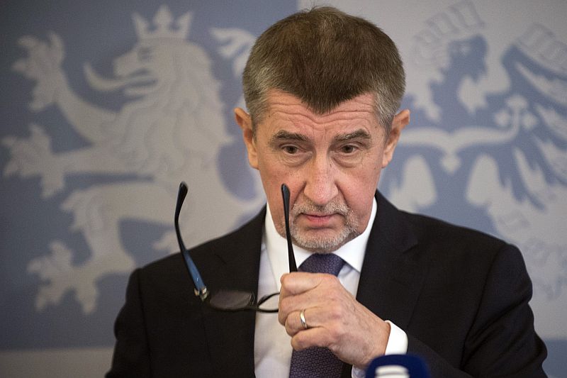Předseda vlády v demisi Andrej Babiš.