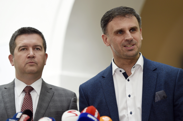 Zleva Jan Hamáček a Jiří Zimola.