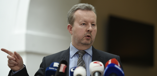 Vicepremiér v demisi Richard Brabec.