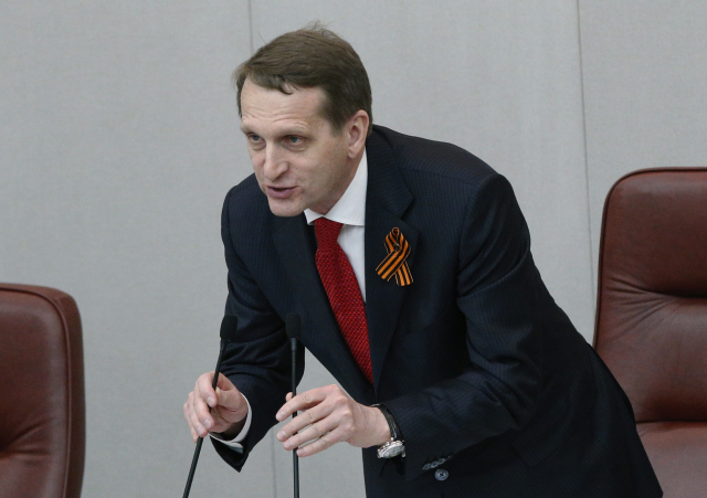Šéf ruské zahraniční rozvědky Sergej Naryškin. 