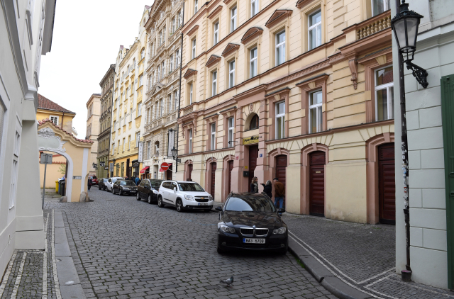 Náprstkova ulice v Praze 1.