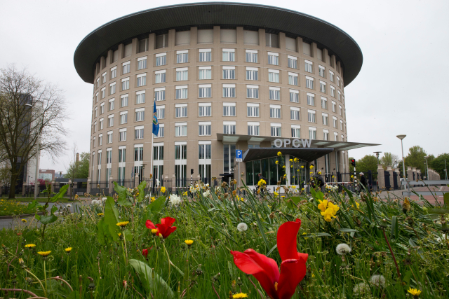  Organizace pro zákaz chemických zbraní (OPCW) v Haagu.