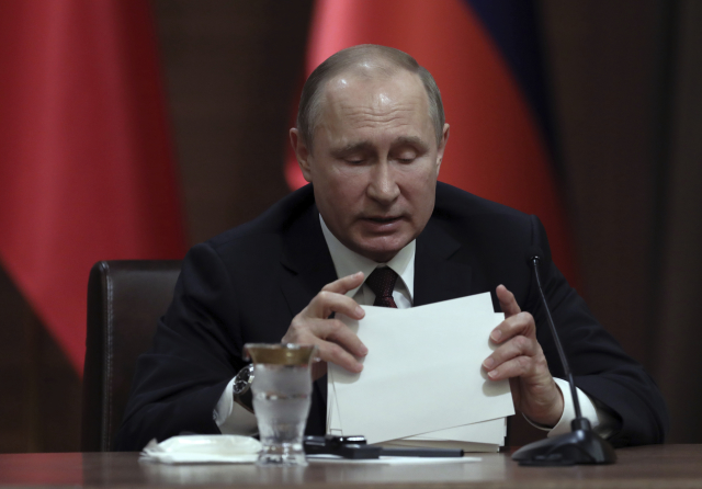 Ruský prezident Vladimir Putin.