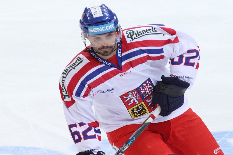 Michal Řepík, kapitán české hokejové reprezentace.