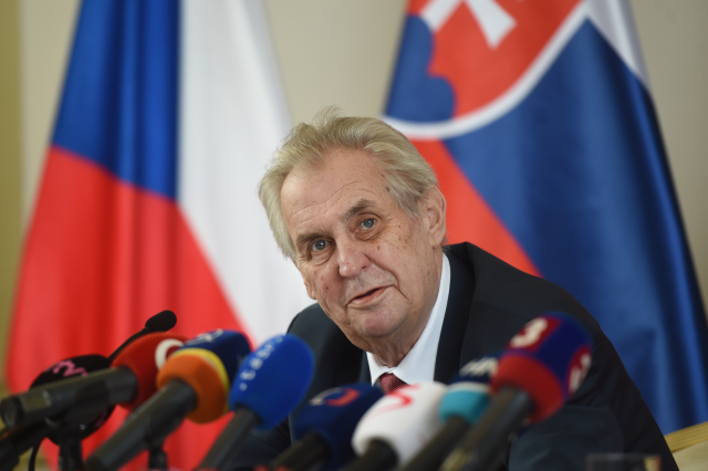Prezident Miloš Zeman.
