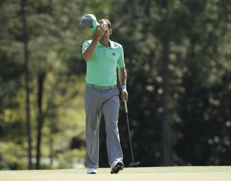 Sergio Garcia nebyl se svým výkonem vůbec spokojený.