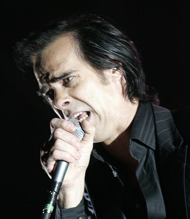 Zpěvák Nick Cave.