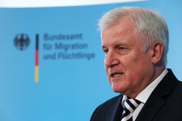 Německý ministr vnitra Horst Seehofer. 