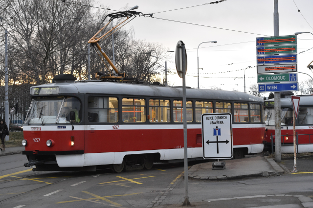Brněnská tramvaj. 
