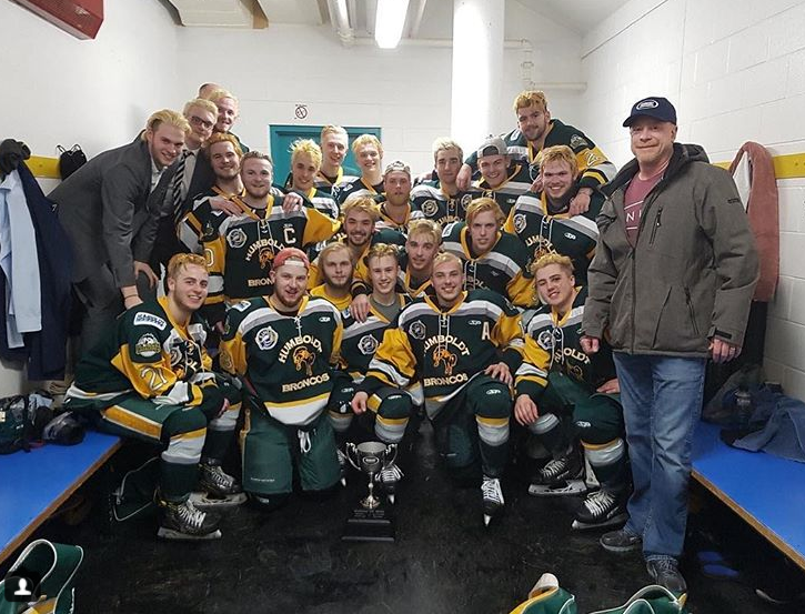 Mladí hokejisté klubu Humboldt Broncos.